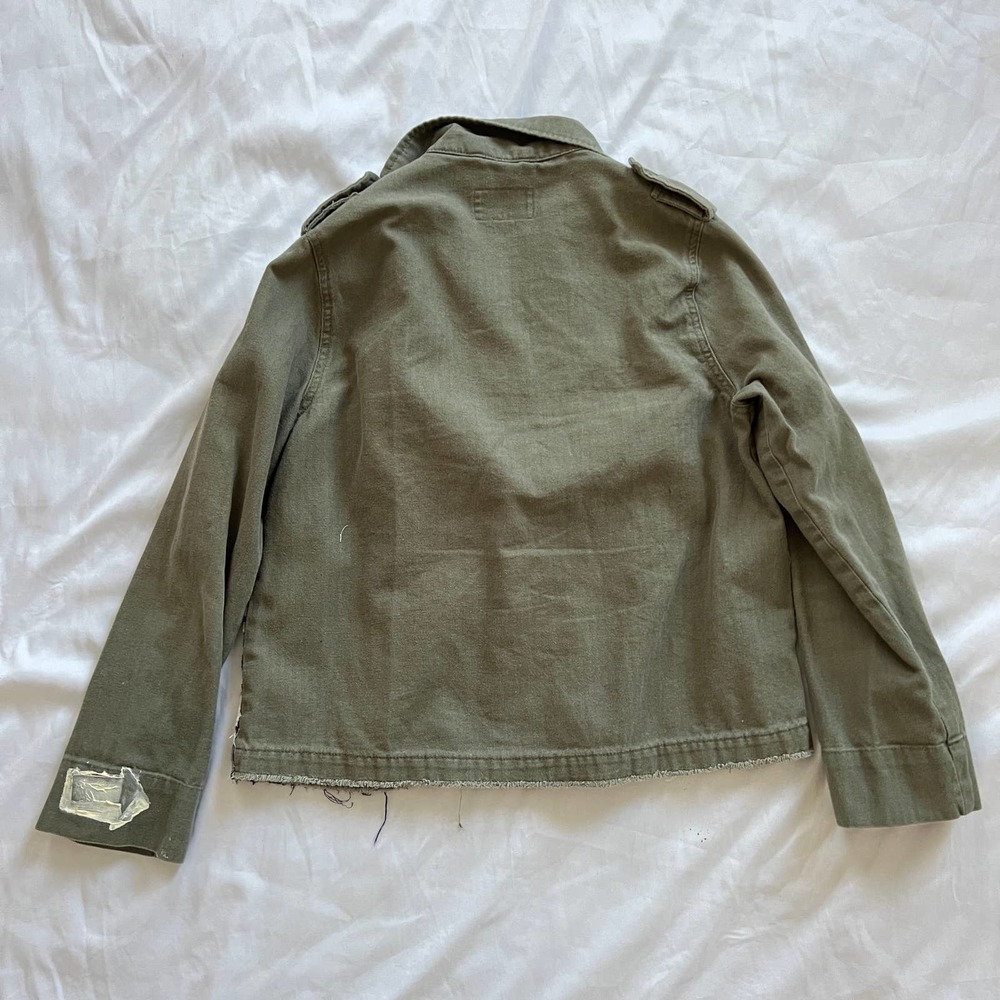 Custom Reworked Patchwork Utility Jacket Size Small - Picture 4 of 4